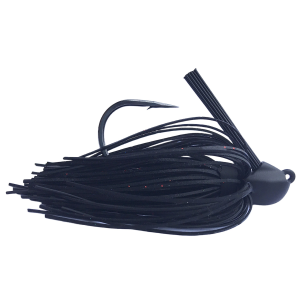 Image of Beast Coast Hand-Tied Tungsten Lil' Magnum Compact Flipping Jig | Stealth Midnight; 1/2 oz.