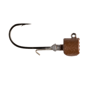 Image of Great Lakes Finesse Ned Jig Head - Size 1/0 | Matte Brown; 1/4 oz.