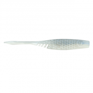 Image of NetBait HexTek Eko Shad Soft Bait | Albino Pearl; 3 in.