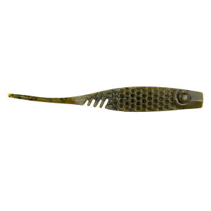 Image of NetBait HexTek Eko Shad Soft Bait | Green Pumpkin; 4 in.