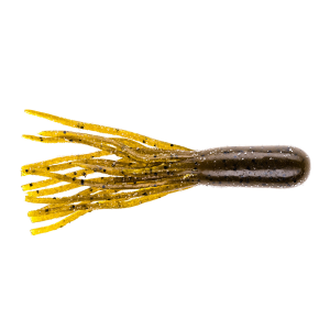 Image of NetBait BaitFuel Infused Tubes | Green Pumpkin; 2 1/2 in.