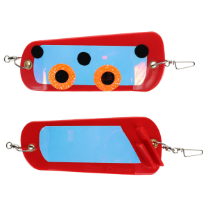 Image of Ice Strong Coho Crusher Flasher | Red Dots; 5 1/2 in.