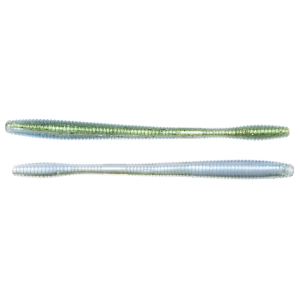 Image of LIVETARGET ICT Straight Tail Worm | Green / Blue; 5 1/2 in.