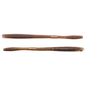 Image of LIVETARGET ICT Straight Tail Worm | Brown / Black; 5 1/2 in.