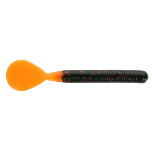 Image of Bondy Bait Company D-Tail Worm | Yellow Perch; 3 3/4 in.
