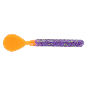 Image of Bondy Bait Company D-Tail Worm | Purple Rain; 3 3/4 in.
