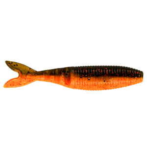 Image of Yamamoto Baits Slim Zako Swimbait | Watermelon w/ Copper/Orange/Red Flake; 3 1/2 in.