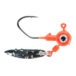 Image of BrushPile Jig Head Spinners | Orange; 1/32 oz.