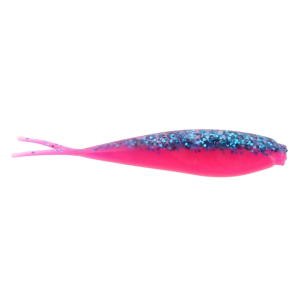Image of BrushPile Jigs Zipper Soft Bait | Cotton Candy; 1 1/2 in.