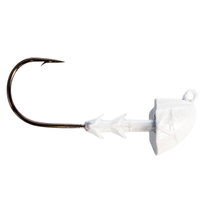 Image of Buckeye Lures Light Wire Shocker Swimbait Head | Pearl; 3/8 oz.