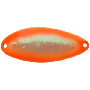 Image of ACME Tackle Little Cleo Spoon | Moonshine Glow - Agent Orange; 3/4 oz.