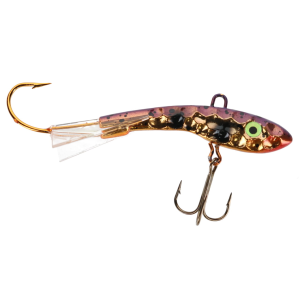 Image of Moonshine Lures Hammered Shiver Minnow | Gold Midnight; 3 in.