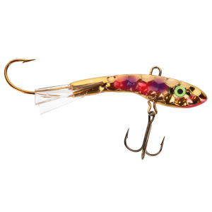 Image of Moonshine Lures Hammered Shiver Minnow | Gold Barbie; 2 1/4 in.