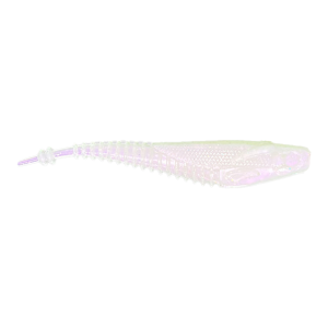 Image of 3 Brothers Baits Tackle Winged Needle Shad | Purple Albino; 4 1/4 in.