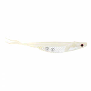 Image of Nomad Design Live Ops Cobra Shad Adjusta-Ball Softbait | Pearl; 4 1/2 in.