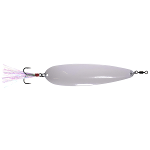 Image of Nichols Lures Lake Fork Flutter Spoon | Snow; 3/4 oz.