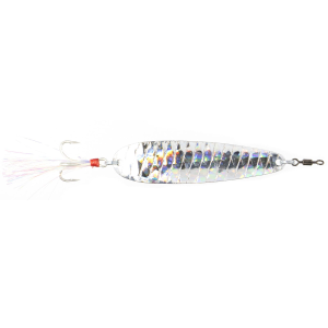 Image of Nichols Lures Lake Fork Flutter Spoon | Silver Shattered Glass; 1 1/8 oz.