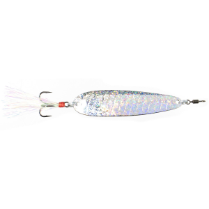 Image of Nichols Lures Lake Fork Flutter Spoon | Silver Scale; 1 1/8 oz.