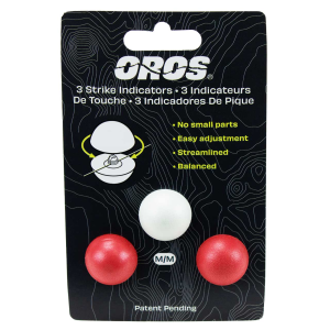 Image of Oros Strike Indicators | Red-White; Medium