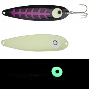 Image of Moonshine Lures Trolling Spoon | Raspberry Carbon; 5 in.