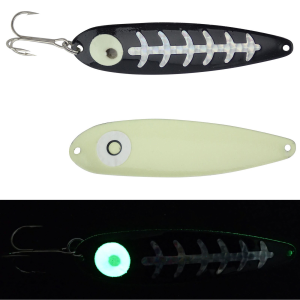 Image of Moonshine Lures Trolling Spoon | Silver Carbon; 5 in.