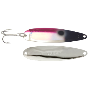 Image of Michigan Stinger Stingray Spoon | Super UV Purple Clown; 4 1/4 in.