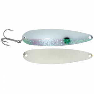 Image of Michigan Stinger Stingray Spoon | Pearl Dirty White Boy; 4 1/4 in.