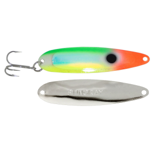 Image of Michigan Stinger Stingray Spoon | Super UV Mixed Veggies; 4 1/4 in.
