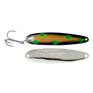 Image of Michigan Stinger Stingray Spoon | Frostbyte Green; 4 1/4 in.
