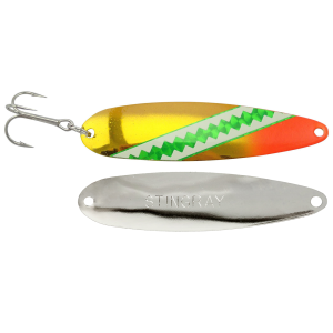 Image of Michigan Stinger Stingray Spoon | Glow Hawg Wild; 4 1/4 in.