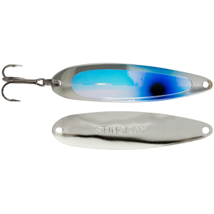 Image of Michigan Stinger Stingray Spoon | Salmon Viagra; 4 1/4 in.