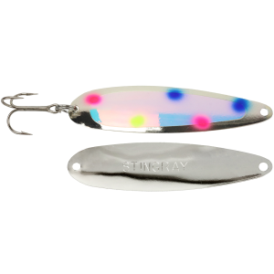 Image of Michigan Stinger Stingray Spoon | UV Wonderbread; 4 1/4 in.