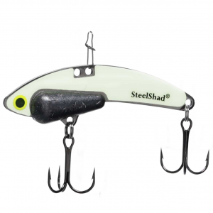 Image of SteelShad Heavy Series Blade Bait | Glow White; 1/2 oz.