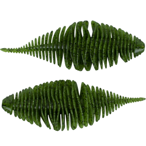 Image of Geecrack Bellows Gill Soft Bait | Watermelon Seed; 3.8 in.