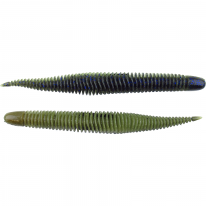 Image of Geecrack Bellows Stick Worm Soft Bait | Muddy Gill; 5.8 in.