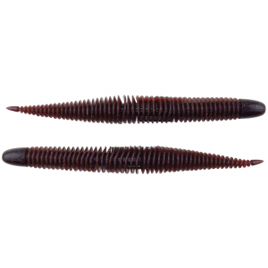 Image of Geecrack Bellows Stick Worm Soft Bait | Plum Blue Flake; 5.8 in.