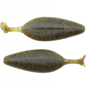 Image of Geecrack Spiron Soft Bait | Green Pumpkin; 3.8 in.