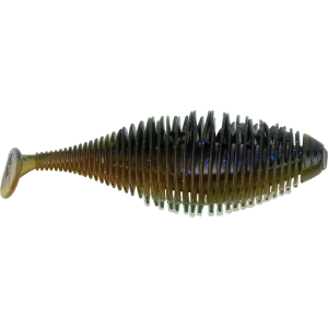 Image of Geecrack Bellows Gill Swimmer Soft Bait | Muddy Gill; 4.2 in.