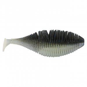 Image of Geecrack Bellows Gill Swimmer Soft Bait | Electric Shad; 4.2 in.