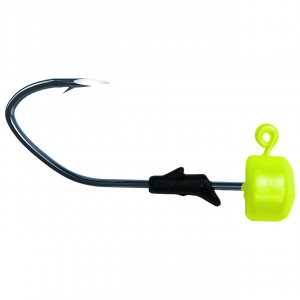 Image of Trokar Tungsten Pro-V Finesse Jig Head | Chartreuse; 1/5 oz.