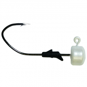 Image of Trokar Tungsten Pro-V Finesse Jig Head | Pearl; 1/5 oz.