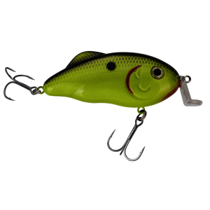 Image of Strike King Hybrid Hunter Shallow Crankbait | Chartreuse-Black Back