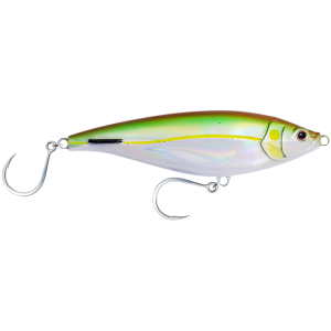 Image of Nomad Design Madscad 115 Sinking Twitchbait | Chartreuse Stripe Ayu; 4 1/2 in.