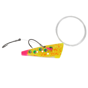 Image of Yakima Bait Rigged Cut Plug | Pineapple Jalapeno; 3 in.