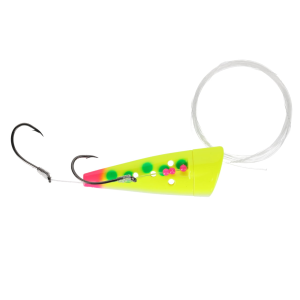 Image of Yakima Bait Rigged Cut Plug | Rotten Banana; 3 in.
