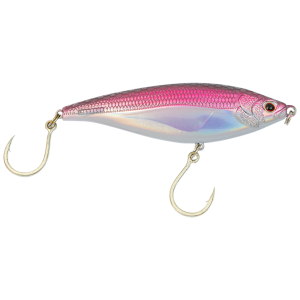 Image of Nomad Design Madscad Autotune Suspending Twitchbait | Pink Chrome; 3 in.