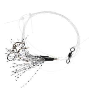 Image of Fishing Addiction Gear Perch Fly Rig | Silver Shiner