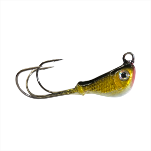 Image of Mission Tackle Grabber Jig Head | Gold Shiner; 1/8 oz.