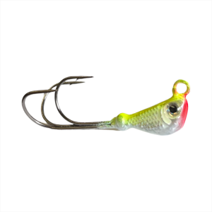 Image of Mission Tackle Grabber Jig Head | Chartreuse Shiner; 1/2 oz.