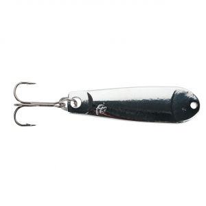 Fish Bum Heavy Hitter Tungsten Jigging Spoon | Silver; 1 oz.